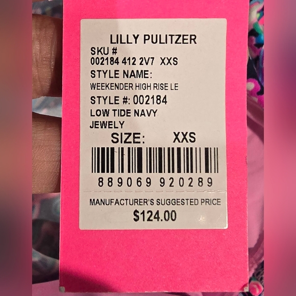 Lilly Pulitzer Luxletic High Rise Weekender Leggings Size XXS - Picture 9 of 9